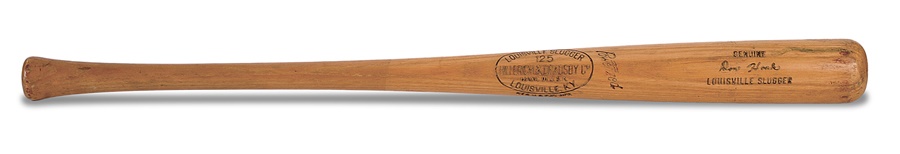 1950s Don Hoak Signed Game Used Bat