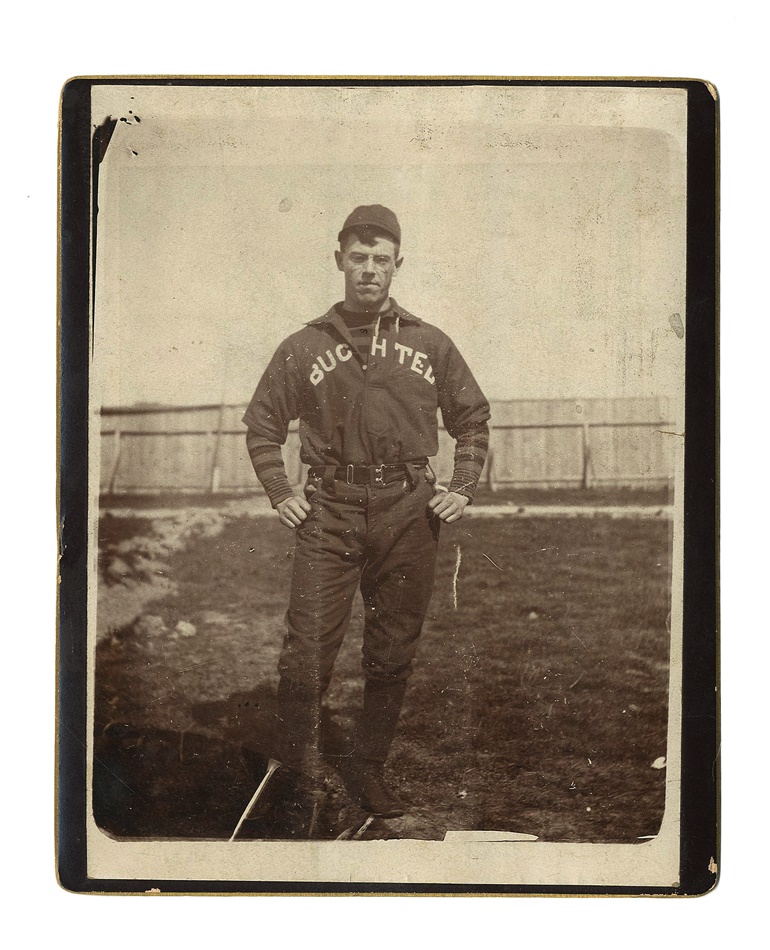 - 1890's John Heisman Buchtel Baseball Photograph