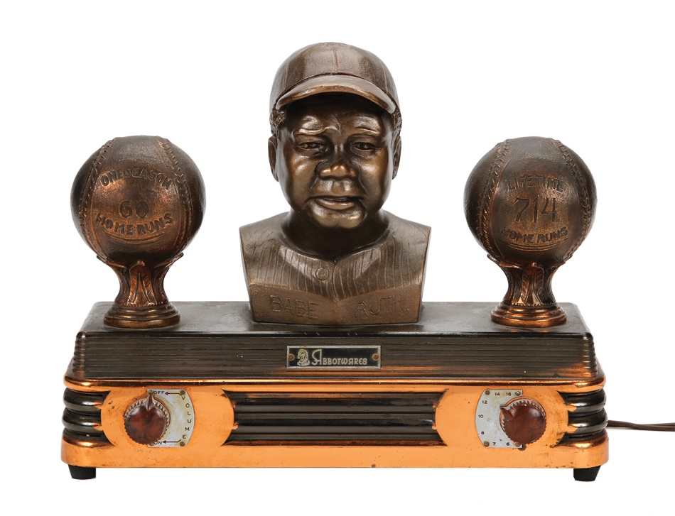 Ruth and Gehrig - Extremely Rare 1940s Babe Ruth Radio