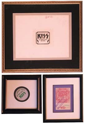 - KISS Art Department; Backstage Pass, Invitation and Membership Card Artwork (7)