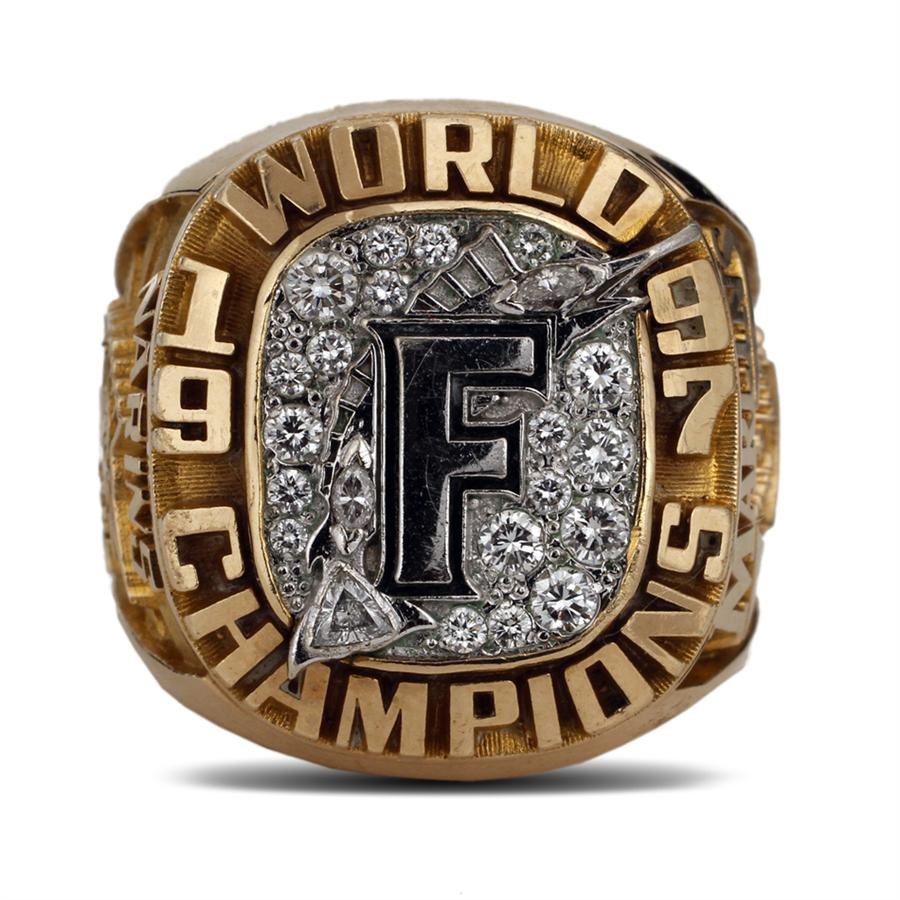 - 1997 Florida Marlins World Championship Ring