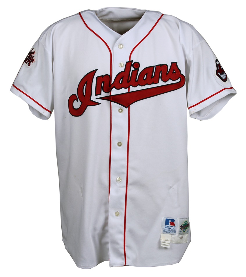 The Carlos Baerga Collection - 1999 Jim Thome Cleveland Indians Game-Worn Jersey