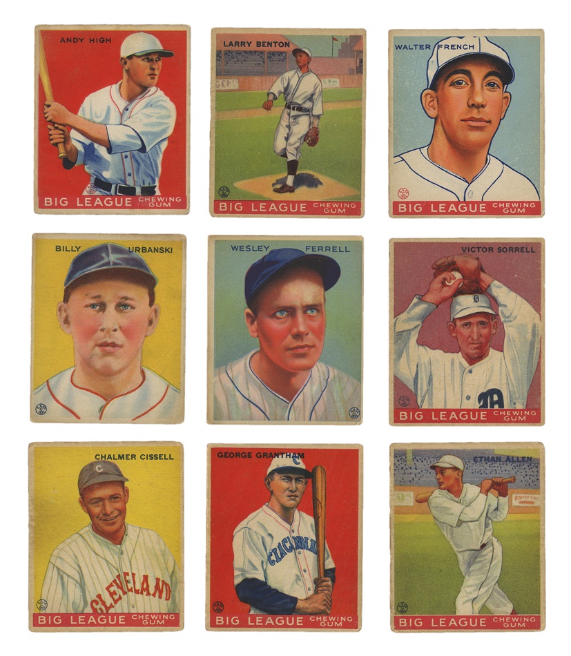 - 1933 Goudey Baseball Card Collection (50)