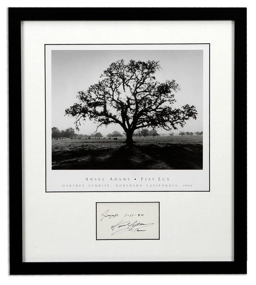 - Americana Collection with Signatures of Jimmy Carter, John Glenn and Ansel Adams
