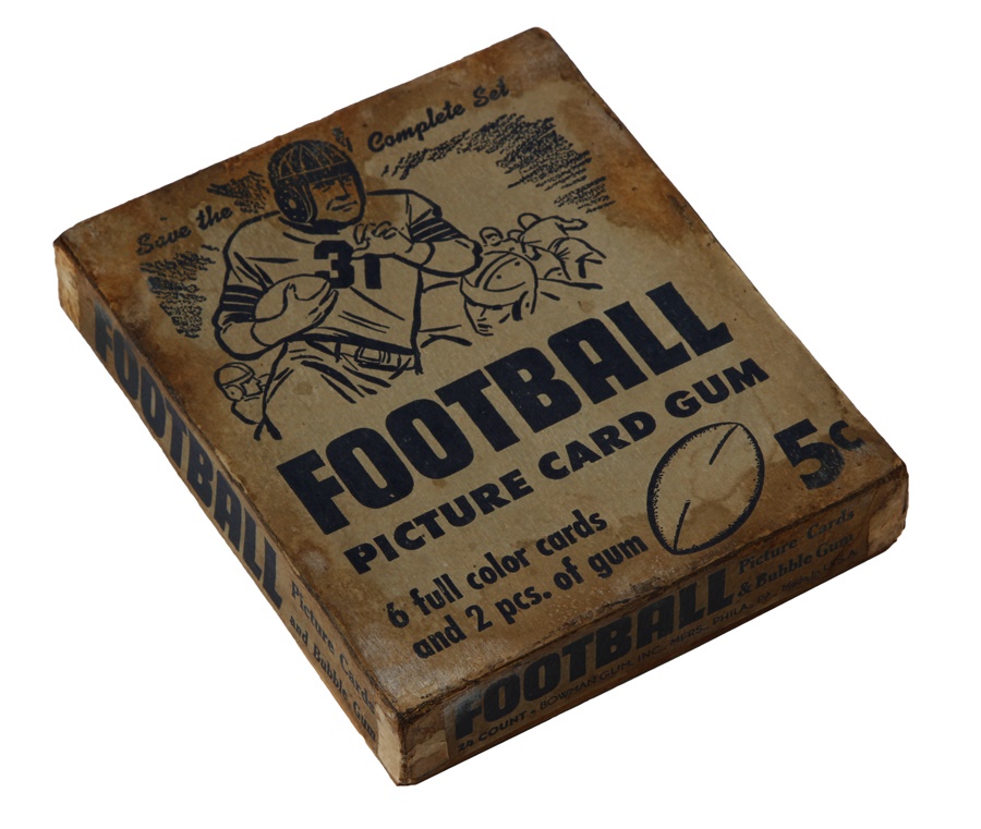 - Rare 1950 Bowman Football Card Wax Box