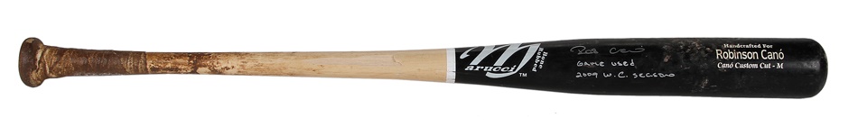 - 2009 Robinson Cano Signed Game-Used Bat
