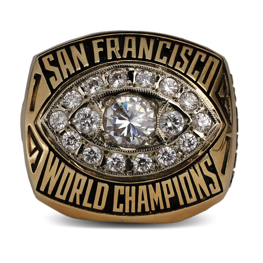 - Joe Montana Super Bowl XVI Ring Sample