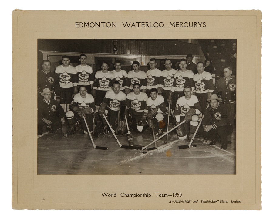 - 1950 Edmonton Mercurys World Championship Medal and Memorabilia