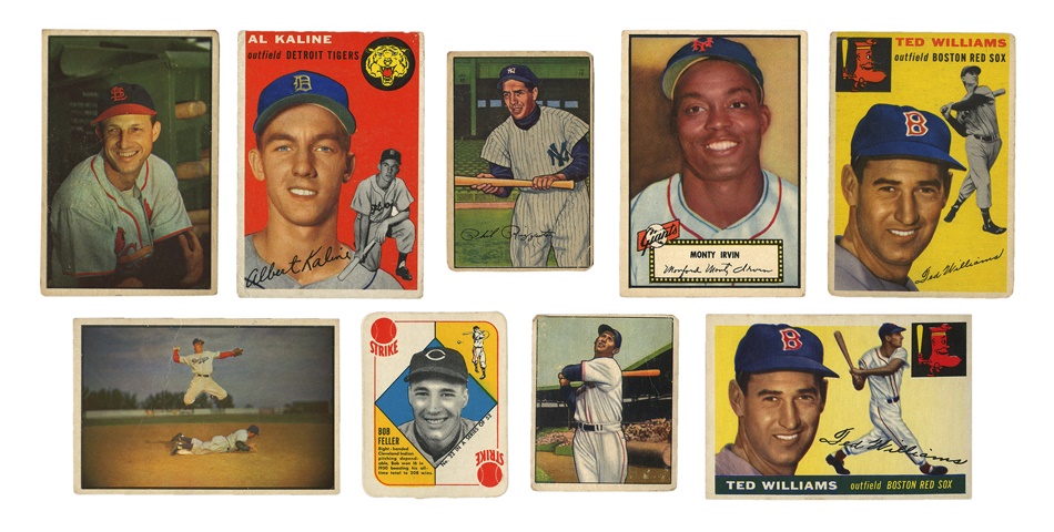 - 1940-1955 Baseball Card Collection Loaded With Stars (125+)