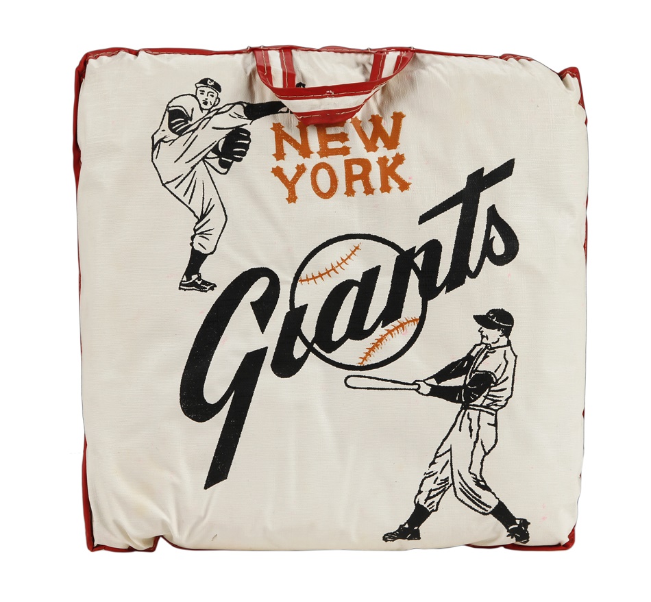 - Brooklyn Dodgers and New York Giants 1950's Seat Cushions