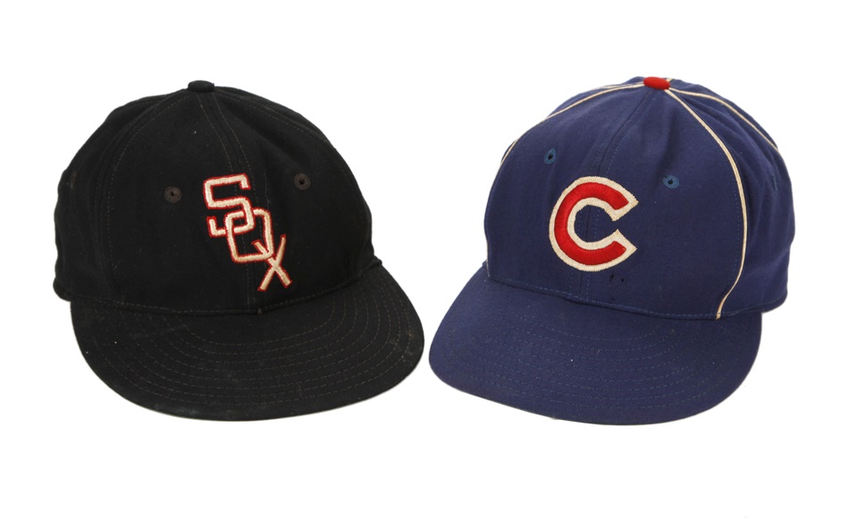 - Chicago Cubs and White Sox Vintage Professional Model Hats