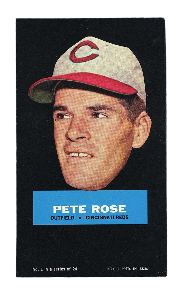 - 1967 Topps Stand Up Rare Pete Rose Proof