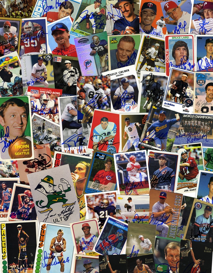 - Massive Autographed Sports Card Collection (20,000+)