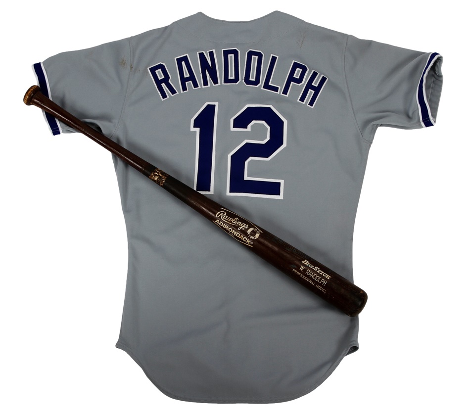 - Willie Randolph Los Angeles Dodgers Game-Used Jersey and Bat