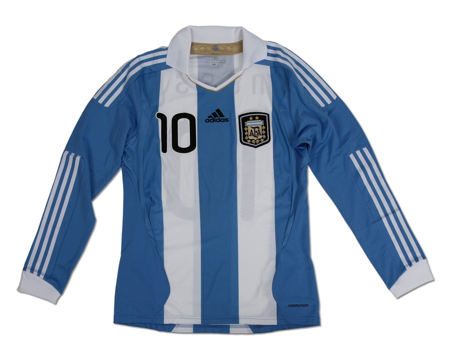 - 2011 Lionel Messi Copa America Match-Issued Jersey