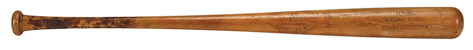 Baseball Equipment - 1950s Stan Musial Game Used Bat