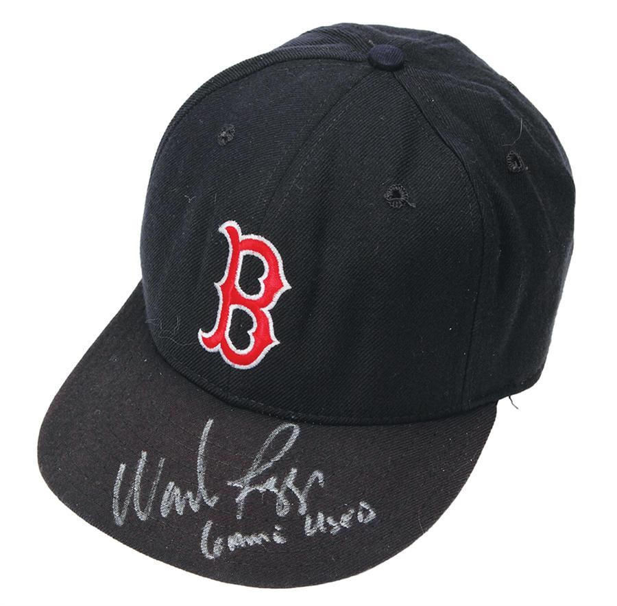 - Wade Boggs Boston Red Sox Game Worn Cap
