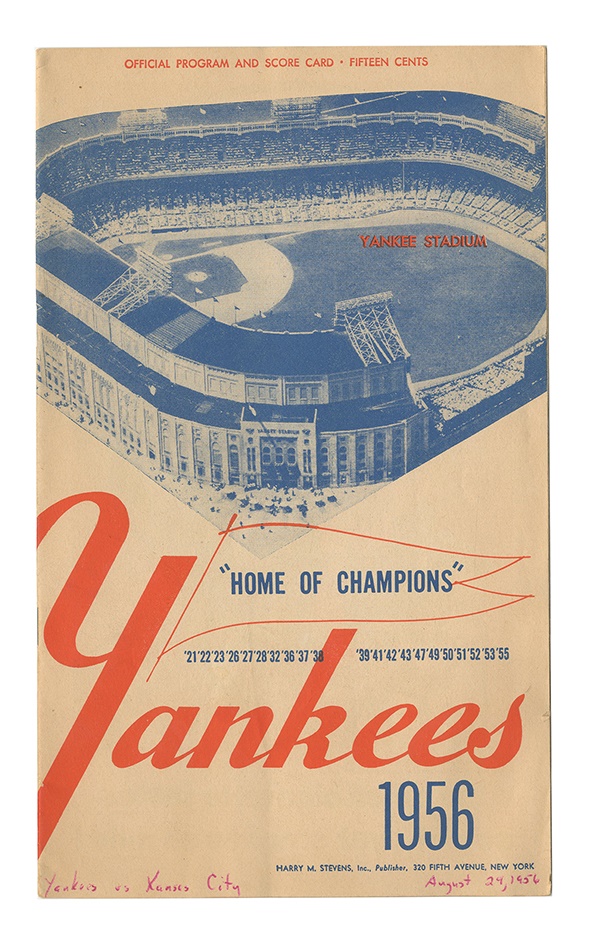 - 1940s-60s NY Yankee Game Programs (199)