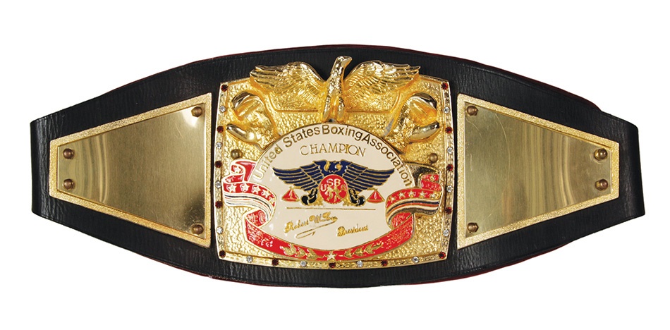 Muhammad Ali & Boxing - 1997 Carl "The Truth" Williams REAL USBA World's Heavyweight Champion Boxing Belt