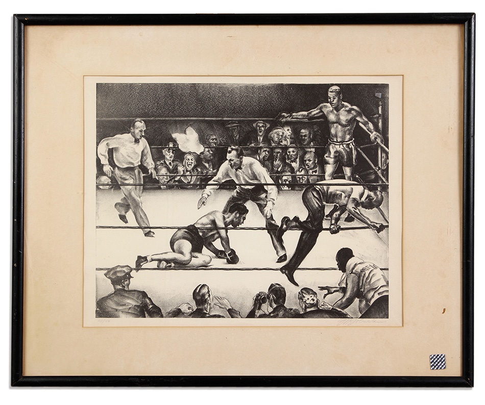 - "First Round Knockout" Louis vs. Schmeling by Joseph Golinkin