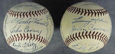 - 1951 & 1953 Boston Braves Team Signed Baseballs