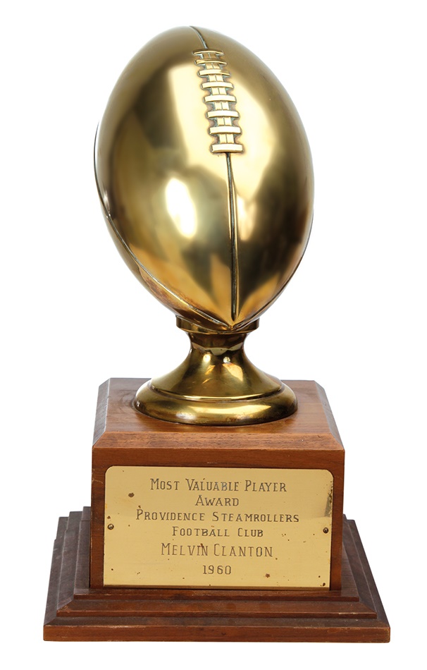 Providence Steamrollers Melvin Clanton MVP Trophy