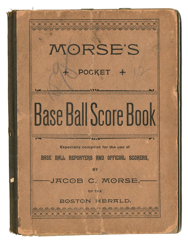 - Exceptional 1898 Cincinnati Red Baseball Scorebook