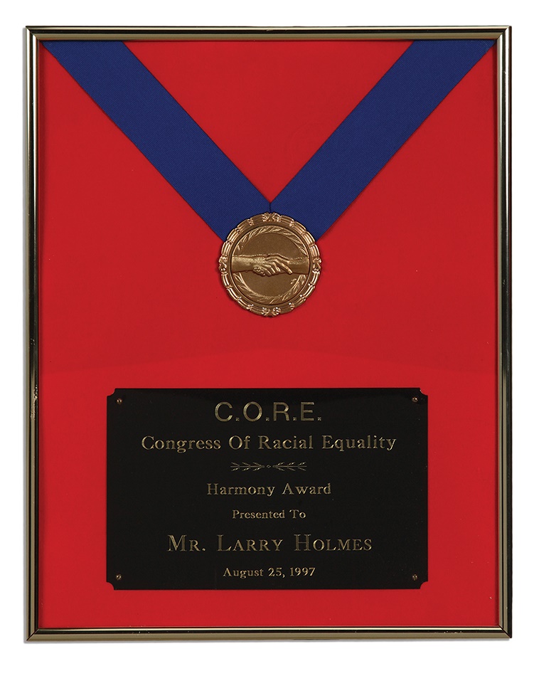 Larry Holmes - Two Awards Presented to Larry Holmes