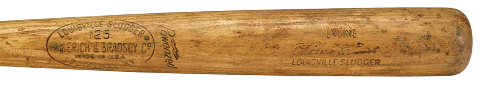 Baseball Equipment - Roberto Clemente Game Used Baseball Bat