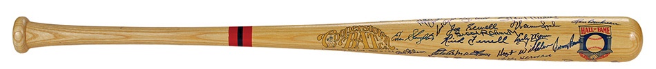 Baseball Hall of Famers Signed Bat with Koufax