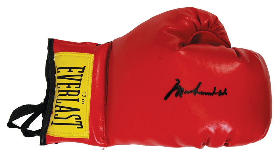 Muhammad Ali & Boxing - Signed Boxing Gloves with Muhammad Ali (5)