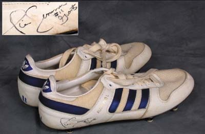 - Phil Simms 1986 Super Bowl Game Worn Shoes