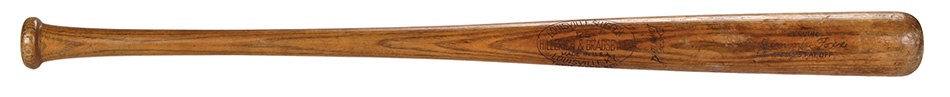 Baseball Equipment - Jimmie Foxx Game-Used Bat (PSA 8)