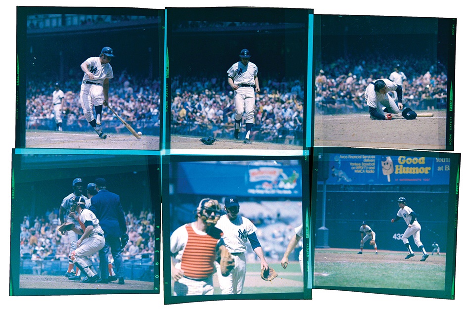 NY Yankees, Giants & Mets - New York Yankees Photographic Negatives by Michael Grossbardt