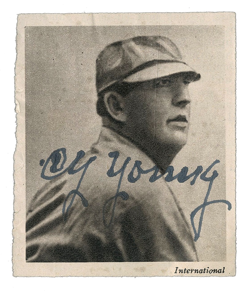 Incredible Cy Young Signed Photo