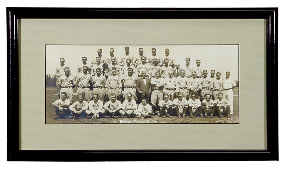 NY Yankees, Giants & Mets - 1931 New York York Yankees Panoramic Photo