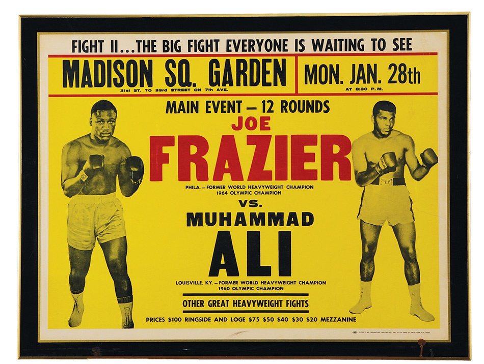 Muhammad Ali & Boxing - Muhammad Ali vs. Joe Frazier II Fight Poster