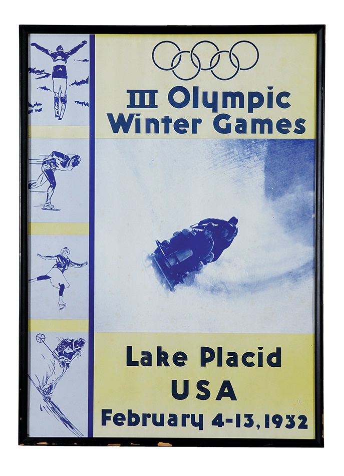1932 Lake Placid Olympic Poster