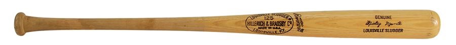 - Micky Mantle Old Timers' Game Used Bat