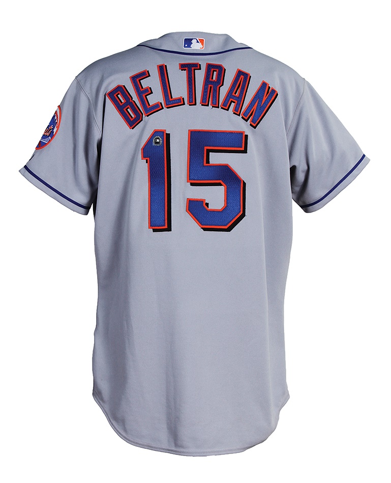 Baseball Equipment - Carlos Beltran 2005 New York Mets Signed Game-Used Jersey