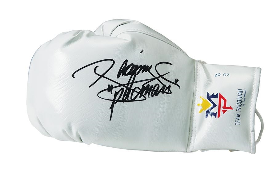 Muhammad Ali & Boxing - Manny Pacquaio Signed Collection (3)