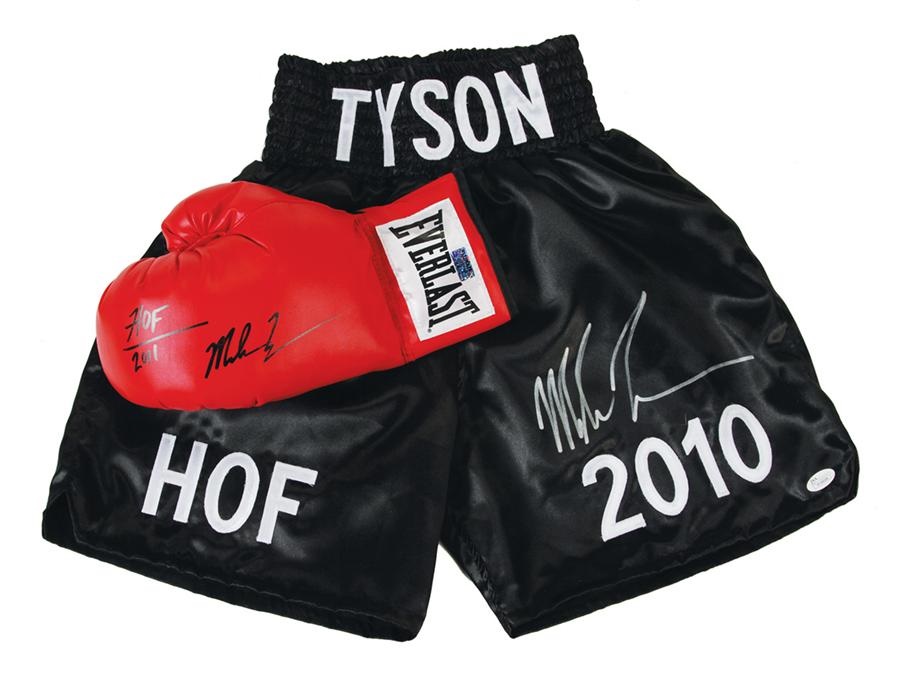 Muhammad Ali & Boxing - Mike Tyson Signed Collection (3)