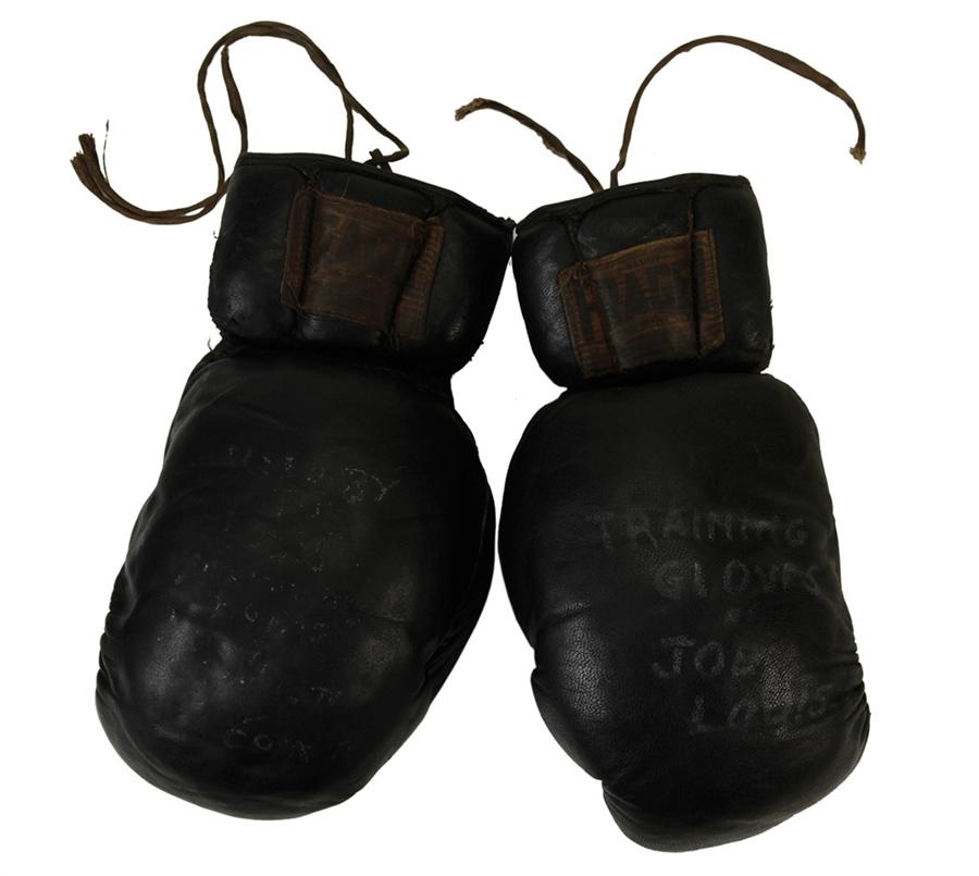 Muhammad Ali & Boxing - Joe Louis Training Gloves