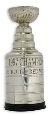 1997 NHL Prototype Detroit Red Wings Stanley Cup Trophy