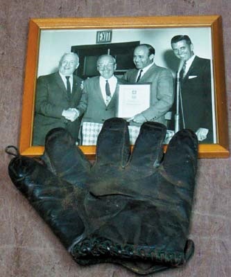 - 1920's Frank Frisch Game Used Glove