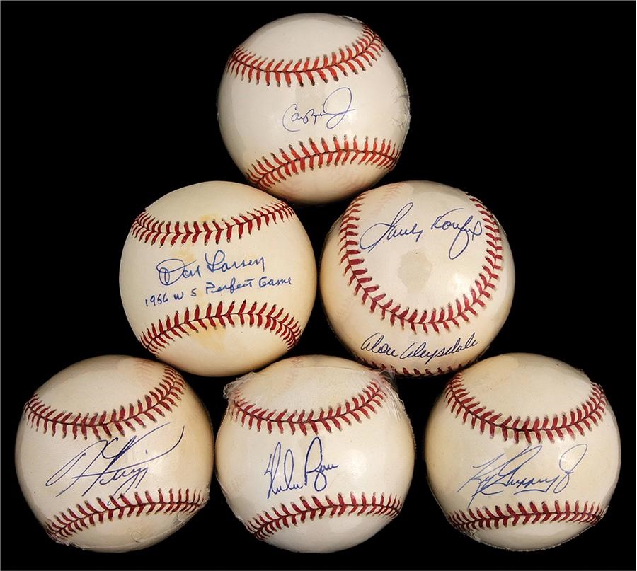 Baseball Autographs - Single & Multi Signed Baseball Collection Including (68)