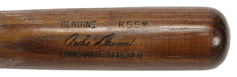 Baseball Equipment - Andre Dawson Game Used Rookie Era Bat