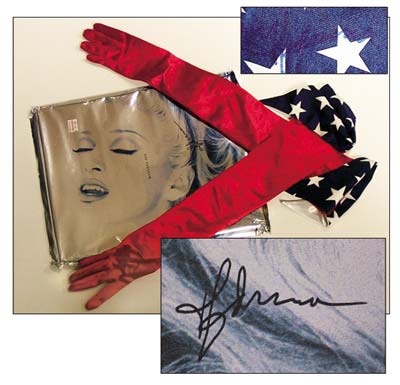 - Madonna Signed Sex Book and Gloves (2)