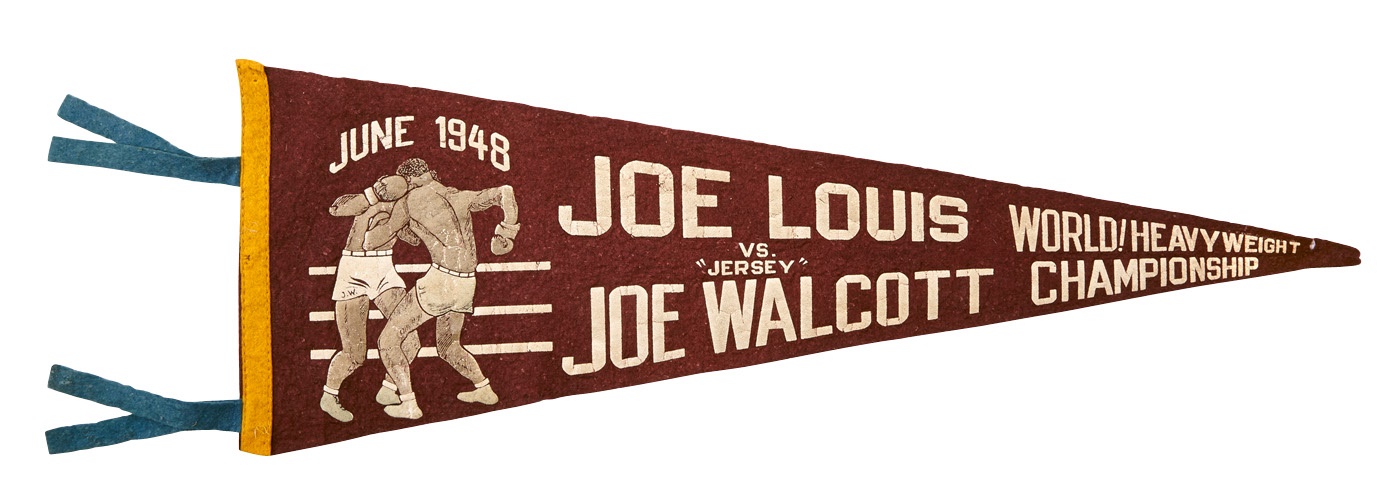 Muhammad Ali & Boxing - 1948 Joe Louis vs. Jersey Joe Walcott Pennant