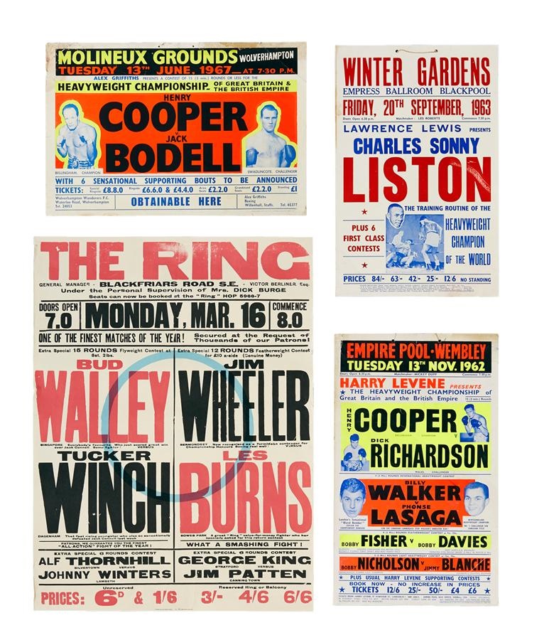 1963 Sonny Liston British Boxing Poster and More (4)
